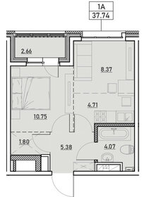 46,6 м², 2-комнатная квартира 4 000 000 ₽ - изображение 121