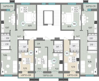 37,8 м², 1-комнатная квартира 4 495 820 ₽ - изображение 30