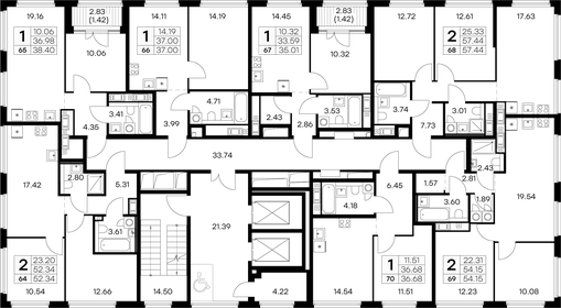 31,8 м², квартира-студия 12 109 999 ₽ - изображение 54