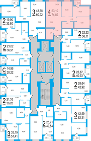 74,8 м², 4-комнатная квартира 8 267 610 ₽ - изображение 27