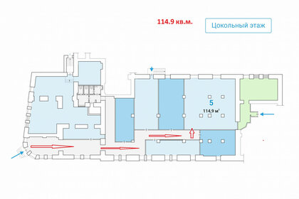 114,9 м², помещение свободного назначения - изображение 3