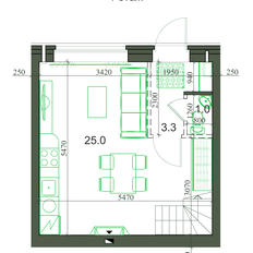 Квартира 53,9 м², 3-комнатная - изображение 2