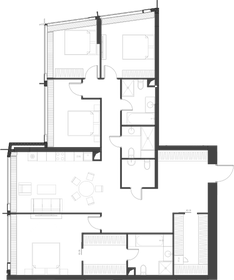 185,8 м², апартаменты-студия 114 111 720 ₽ - изображение 108