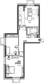 115,6 м², 3-комнатная квартира 19 500 000 ₽ - изображение 101