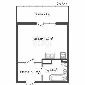 Квартира 27 м², студия - изображение 2