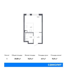 23,5 м², квартира-студия 4 356 324 ₽ - изображение 26