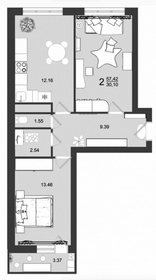 59,1 м², 2-комнатная квартира 7 712 000 ₽ - изображение 27