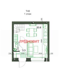 Квартира 48 м², 2-комнатная - изображение 1