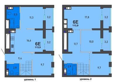 Квартира 113,9 м², 6-комнатная - изображение 1