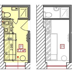 Квартира 7,5 м², студия - изображение 2