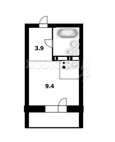 Квартира 17,9 м², студия - изображение 1