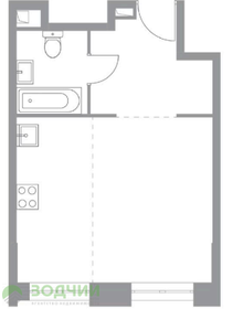 Квартира 32,3 м², студия - изображение 1