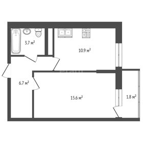 Квартира 38,7 м², 1-комнатная - изображение 1