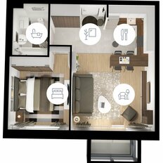 Квартира 41,8 м², 2-комнатная - изображение 5