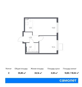 38,3 м², 1-комнатная квартира 6 725 955 ₽ - изображение 21