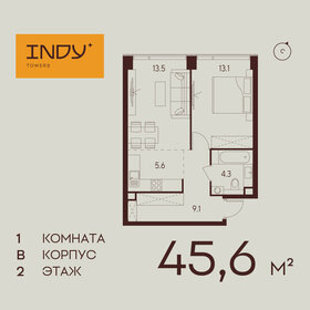 52,5 м², 2-комнатные апартаменты 15 700 000 ₽ - изображение 113