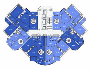 104,2 м², 3-комнатная квартира 19 801 800 ₽ - изображение 37