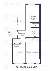 Квартира 64,8 м², 3-комнатная - изображение 1