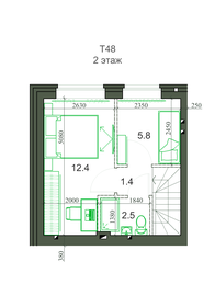 Квартира 48,1 м², 3-комнатная - изображение 1