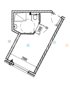 Квартира 19,1 м², студия - изображение 1