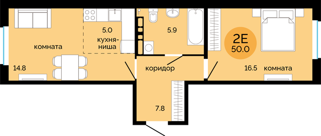 Купить комнату в квартире площадью 20 кв.м. в Якутске - изображение 11