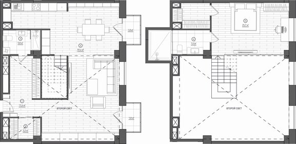 30,2 м², 1-комнатные апартаменты 8 200 000 ₽ - изображение 135