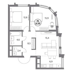 69 м², 2-комнатная квартира 35 000 000 ₽ - изображение 49