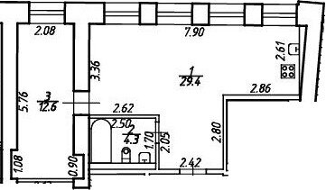 26,8 м², 2-комнатная квартира 14 204 000 ₽ - изображение 85