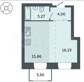 Квартира 42 м², студия - изображение 1