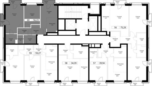 63 м², 2-комнатная квартира 22 500 000 ₽ - изображение 75