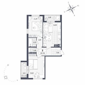 67 м², 3-комнатная квартира 3 699 000 ₽ - изображение 54
