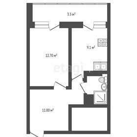 Квартира 40,8 м², 1-комнатная - изображение 1