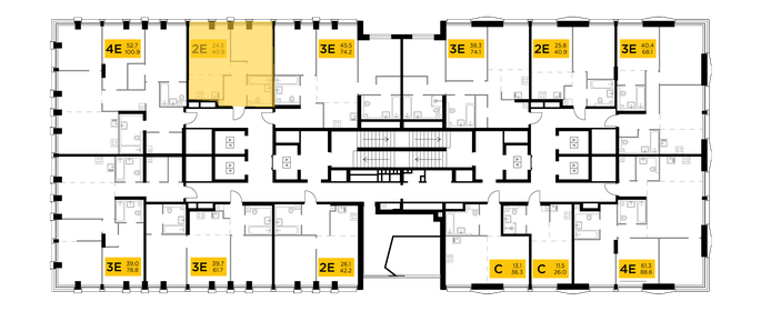 38 м², 2-комнатная квартира 17 500 000 ₽ - изображение 80