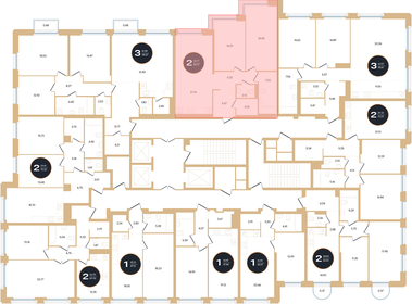 131,9 м², 2-комнатная квартира 44 835 800 ₽ - изображение 42