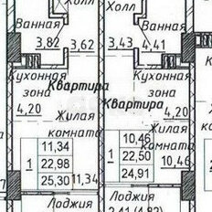 Квартира 27,5 м², студия - изображение 1