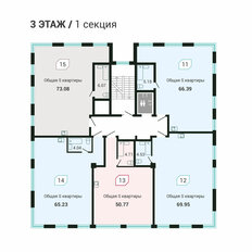 Квартира 66,4 м², студия - изображение 4