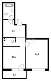 Квартира 39 м², 2-комнатная - изображение 1