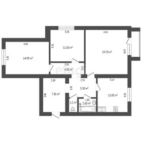 Квартира 80,1 м², 3-комнатная - изображение 1