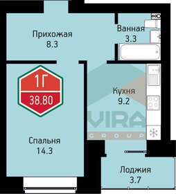 28 м², 1-комнатная квартира 2 900 000 ₽ - изображение 73