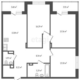 129,4 м², 4-комнатная квартира 7 000 000 ₽ - изображение 33