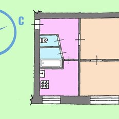 Квартира 40,7 м², 2-комнатная - изображение 3