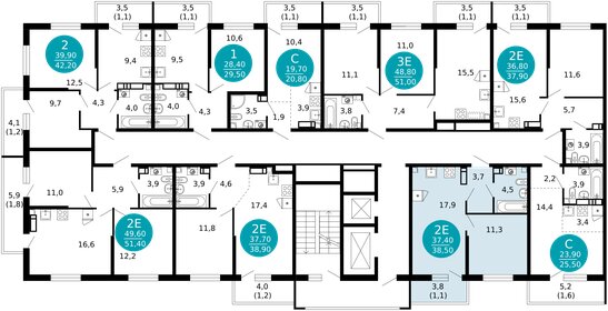 Квартира 38,5 м², 1-комнатная - изображение 2