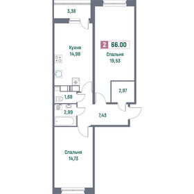 71,4 м², 3-комнатная квартира 8 200 000 ₽ - изображение 49