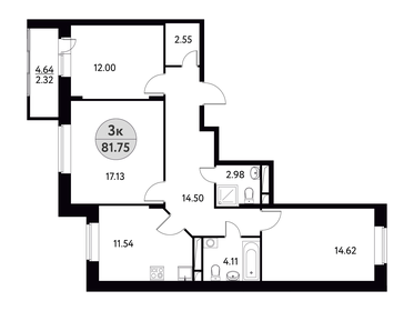 77,9 м², 3-комнатная квартира 9 017 899 ₽ - изображение 66