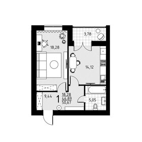 41 м², 1-комнатная квартира 4 650 000 ₽ - изображение 33