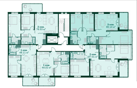 87,6 м², 2-комнатная квартира 36 000 000 ₽ - изображение 72