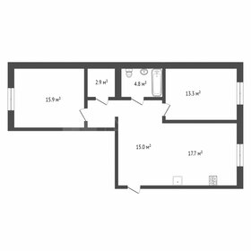 Квартира 66,2 м², 2-комнатная - изображение 1