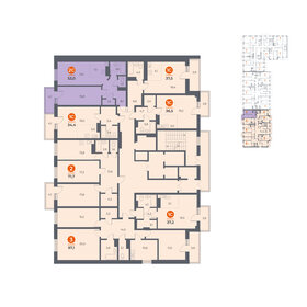 49,8 м², 2-комнатная квартира 6 523 800 ₽ - изображение 20