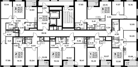 43,4 м², 2-комнатная квартира 3 400 000 ₽ - изображение 43