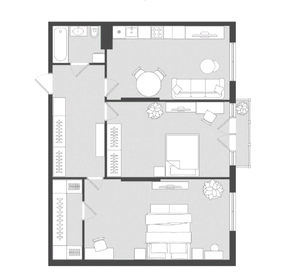92,1 м², квартира-студия 15 436 000 ₽ - изображение 21